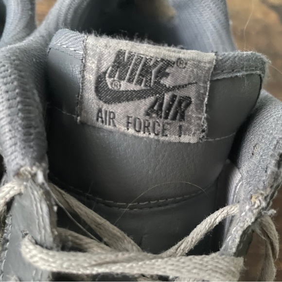 Men’s Nike airforce 1 Gray and white size 10 worn - Picture 7 of 12